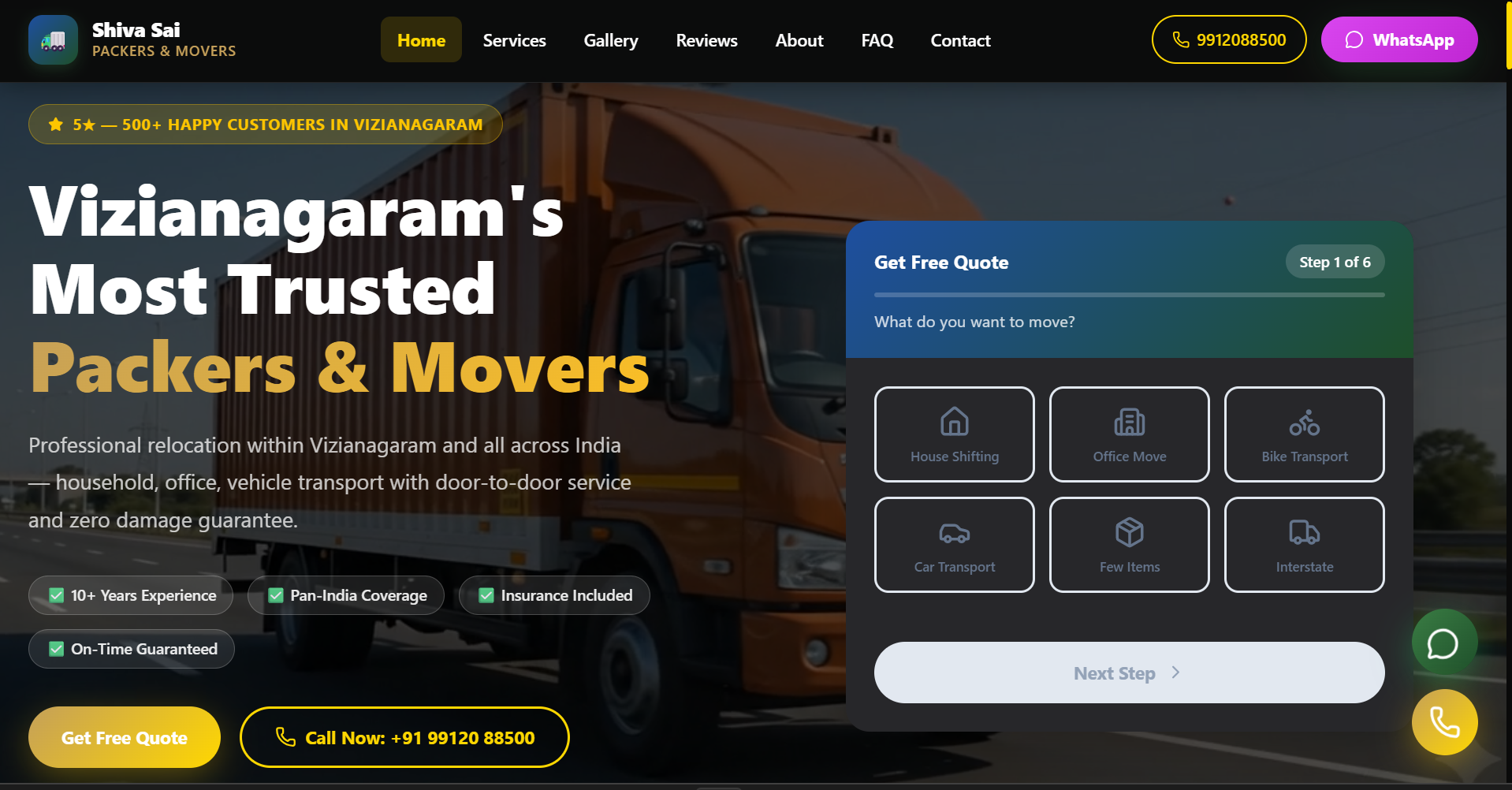 Siva Sai Packers & Movers